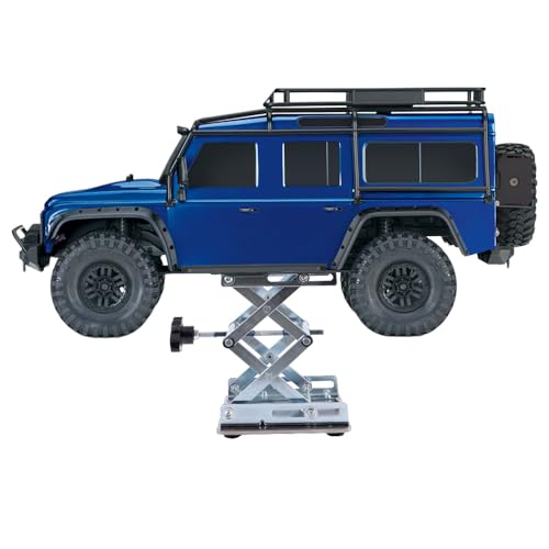 RC Work Stand Stainless Steel Adjustable for 1/5-1/12 Scale RC Cars | All-metal adjustable stand with anti-slip base for 1/5 1/7 1/8 1/10 1/12 Scale RC Cars Upgrades - size: Large (1/5–1/12)
