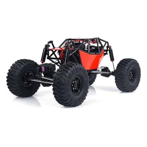 US in Stock, RTR RC 1/10 8504R Off-Road Car 4 * 4 Remote Control Rock Crawler Electric Truck Top Speed 35 km/h 15KG Servo Metal Shock Absorber 2500mAh Lipo Hobby Model - color: Red