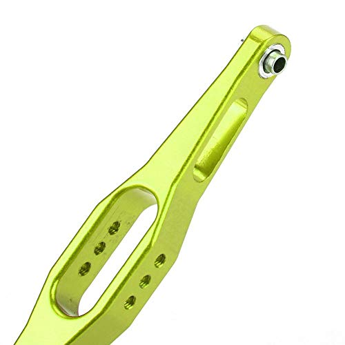 Rear Suspension Arm, Durable Metal 2pcs Set Rear Trailing Arms for RC Car Enthusiasts Off-Road Racing and Track Performance(Green 0023G)