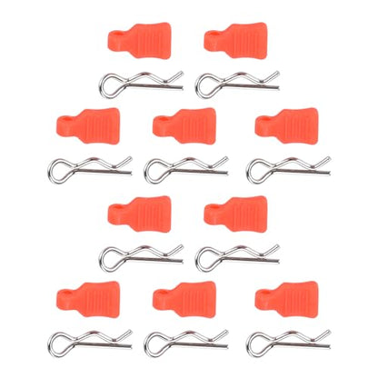 10Pcs Metal RC Body Clips with Pull Tab Replacement for AXIAL SCX24 RC Cars Spare Parts