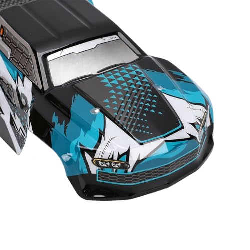 1/16 RC Car Body Shell DIY Upgrade Kit, Precut Drift Racing Shell RC Car Building Kit for SCY16101/102/102PRO (Blue) - color: Blue