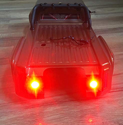 RC LED LIghts Brake Lights Headlights HD Eliminator Infraction Felony Typhon Limitless Outcast Senton Universal White and Red HD LED Lights HD2W2R