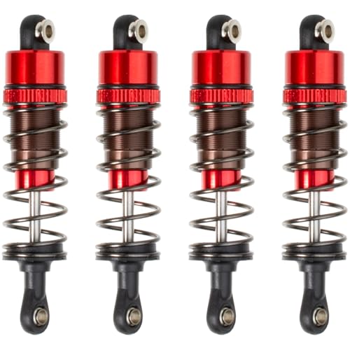 4Pcs 70mm Aluminum Oil Filled Shocks Absorbers for Tamiya CC-01 Wrangler SCX10 D90 HSP HPI 1/10 RC Crawler Car Upgrades