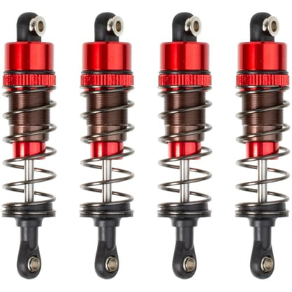 4Pcs 70mm Aluminum Oil Filled Shocks Absorbers for Tamiya CC-01 Wrangler SCX10 D90 HSP HPI 1/10 RC Crawler Car Upgrades