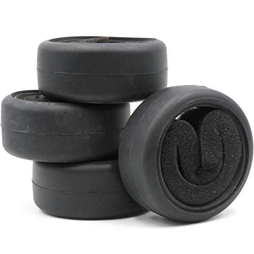 4pcs RC 1/10 On Road Slick Tire Rubber Tyre Fit for 1:10 Touring Drift Car Wheel Rim …