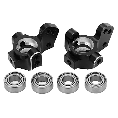 Pilipane 1 Pair Aluminum Alloy Metal Front Steering Cups, Upgrade Parts for 3Racing Sakura D5 1/10 RC Car