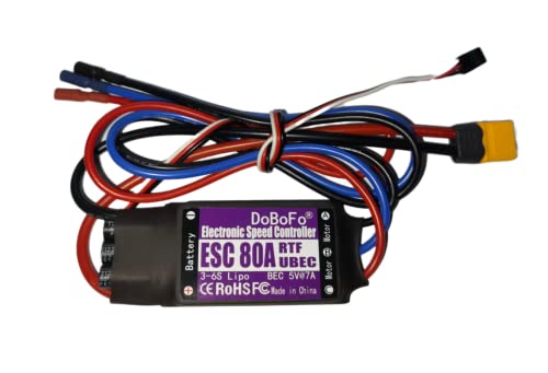 EDF 70mm pro CW 4S 2800KV 16.8V 12 Blades with 80A ESC, Electric Ducted Fan with Electronic Speed Controller, RC Jet Engine Brushless Motor, Remote Control Model Replacement Airplane Parts DIY - color: Edf 70pro Cw, size: 4S 2800KV+80A ESC