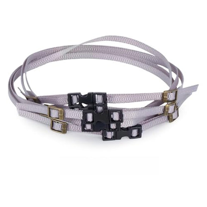 5Pcs RC Roof Rack Straps Adjustable for 1/10 1/18 1/24 Crawler TRX4 SCX10 | Nylon luggage rope secures gear on RC crawler roof racks.Fits For TRX4 TRX6 SCX10 D90 TRX4M SCX24 FCX24.5-pack upgrade Parts. - color: Gray