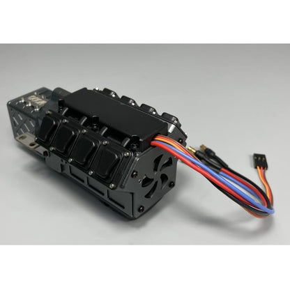 Brushless Two Speed Transmission Gearbox for Tamiya 1/14 RC Truck Metal High Torque Transmission Upgrade Accessories