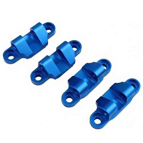 Lower Shock Mount for Losi 1/18 Mini LMT 4X4 RC Monster Truck (Blue) | Aluminum,Monster Truck,Suspension Mount Set,Upgrade Parts,LOS211044 Compatible,LOS01026 Compatible,CNC Machined,High Strength - color: Blue