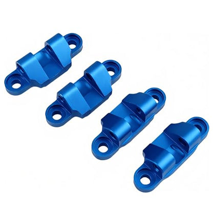 Lower Shock Mount for Losi 1/18 Mini LMT 4X4 RC Monster Truck (Blue) | Aluminum,Monster Truck,Suspension Mount Set,Upgrade Parts,LOS211044 Compatible,LOS01026 Compatible,CNC Machined,High Strength - color: Blue