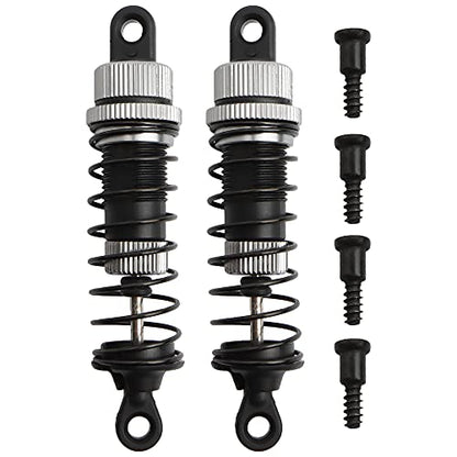 9201E RC Cars Aluminum Alloy Shocks Absorber PX9200-18 Accessories Spare Parts for 1:10 9201E 9203E 9205E 9206E 9200 Trucks 200E 210E RC Cars - color: 2 Pcs Grey