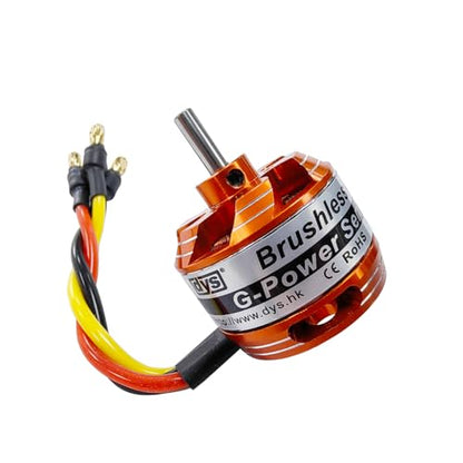 DYS D2822 1100KV/1450KV/1800KV/2600KV Brushless Outrunner Motor 2-3S for Multicopter RC Aircraft Fixed-Wing UAV（D2822 1800KV） - color: D2822 1800KV