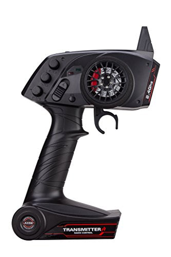 INJORA RC Parts 3CH 2.4G Anti-Jamming Radio Remote Control Transmitter with Receiver for RC Car/RC Boat (Transmitter & Receiver)