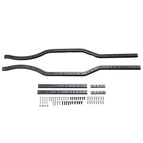 RC-Hub Metal RC Frame Rails Chassis Frame Beam for 1/10 Axial SCX10 RC Crawler Car Truck