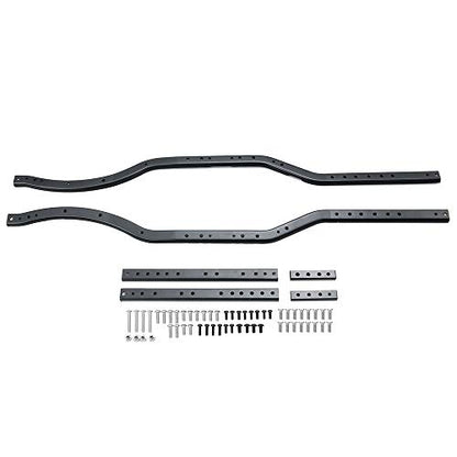 RC-Hub Metal RC Frame Rails Chassis Frame Beam for 1/10 Axial SCX10 RC Crawler Car Truck