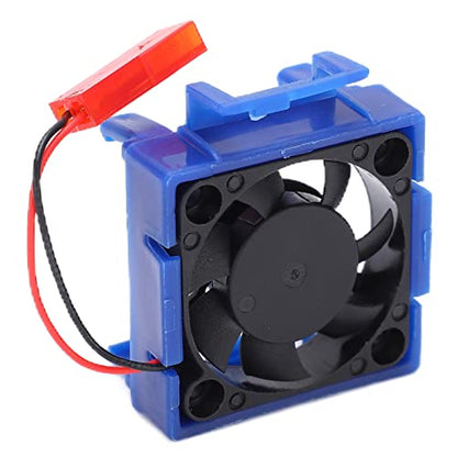 Aramox RC Motor Cooling Fan Plastic ESC Cooling Fan 5 to 7.4V 30 X 30mm for Remote Control Car VXL 3S Slash Bandit with Compact Heatsink Style Design