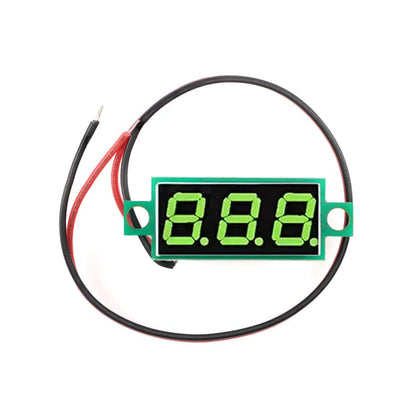 2pcs NTC Waterproof Digital Thermometer Module with Metal Probe -50°C to 125°C Green - color: Green