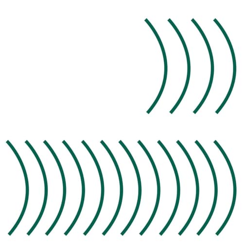 16PCS 17''-19'' Reflective Wheel Rim Stripe Decal Sticker, Vinyl Anti-Scratch Night Safety Warning Stripe Sticker, Water-Resistant Vehicle Exterior Tire Body Decal for Car Bicycle (Green) - color: Green