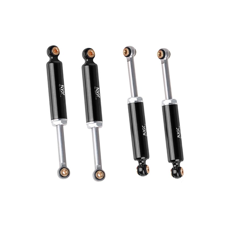 KYX Racing Aluminum Suspension Shock Absorber Inner Spring Shock 52mm Upgrades Parts Accessories for 1/24 RC Crawler Car Axial AX24 (4pcs), Black