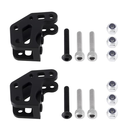 The Lord of the Tools 2pcs Lower Link Shock Mount Bracket Compatible with Axial Wraith 90018 1/10 RC Rock Crawler Car