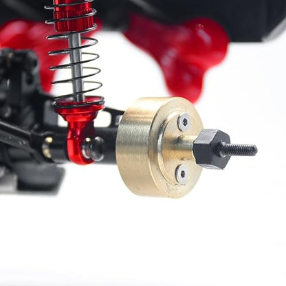 OGRC +5mm Extended Thread Dogbone CVD Axle Shafts for TRX4M RC Upgrades | Hardened Steel CVD, Front & Rear Axle Shafts, for Traxxas TRX4M