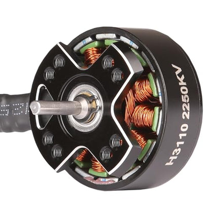 GOTECK H3110 Brushless Motor 1850KV Outrunner Motor2-4S Outer Rotor Brushless Motor for RC Rock Crawler 1/8 1/10 Scale Axial SCX10 Truck Off-Road Car