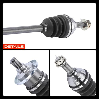 A-Premium Front or Rear CV Axle Shaft Assembly | Compatible with Arctic Cat Models - 400 2003-2004, 500 2003-2004, Replace# 0402-907, 0502-544 - style: 1Pc Front or Rear
