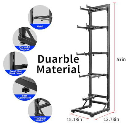 RC Car Display Stand, Multifunctional Storage Rack for Model Cars, for 1/6 1/10 1/12 1/18 1/24 SCX10 FCX10 TRX4 Slash 4X4 Granite Losi Tenacity DB Pro FCX24 SCX24 Scale Cars Trucks
