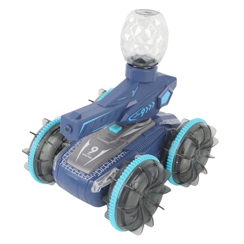 Matybobe RC Gesture Sensor Stunt Car Cool Lights for Water and Land (Blue) - color: Blue