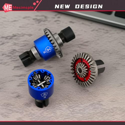Front Rear Differential Diff Spur Input Gear Kit for 1/14 14301 14302 14303 RC Car Upgrade Parts