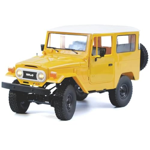 RC Rock Crawler, 2.4Ghz All Terrain Remote Control Car for Adults - color: Yellow