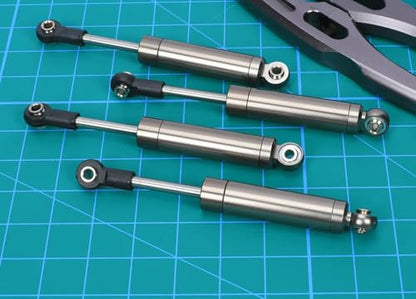 Alloy front rear built in spring shock absorber damper upgrade parts for 1/18 Axial UTB18 Capra trail buggy crawlers,Replace of # AXI213004 AXI213000(Titanium)