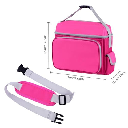 Storage Case for Little Tikes Story Dream Machine Books & Accessories | Pink Travel Carrying Case Fits Starter Set, storybooks, audio characters