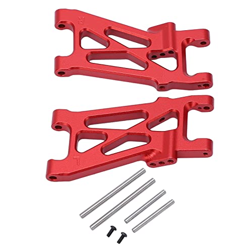 Oumefar Rear Suspension Arms RC Accessories, Aluminum Alloy Rear Swing Arms RC Rear Lower Swing Arm RC Car Upgrade Parts for LOSI 1/10 22S 2WD(Red)