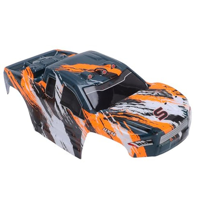 1/16 RC Car Body, Durable PVC Shell Easy Install, 1/16 Scale Truck Cover for Off Road Racing Hobbyists Orange - color: Orange