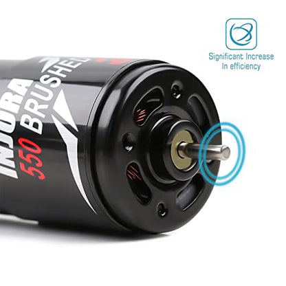 INJORA 550 3-Slot Waterproof Brushed Motor for 1/10 RC Car (29T) - size: 29T