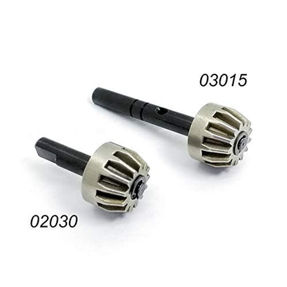 03015 Pinion Gear Metal Bevel Gear for HSP 1/10 RC Model Car 94123/94107/94111/94170 - color: 03015