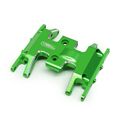 Treal Axial SCX24 Skid Plate Aluminum 7075 CNC Machined for 1/24 SCX24 Deadbolt C10 Betty Jeep (Green) - color: Green