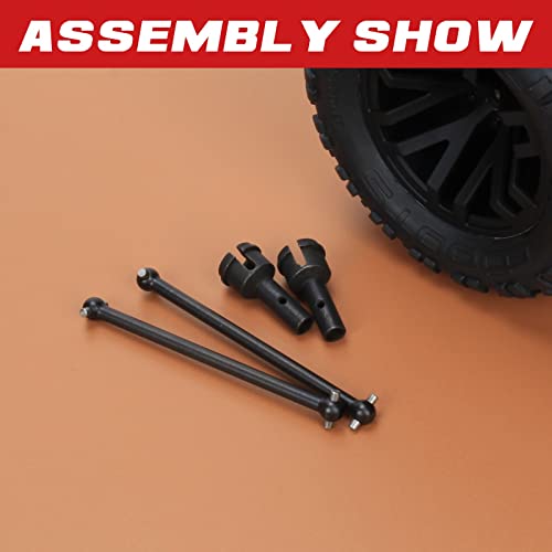 2x Rear Wheel Axle 8X36mm Dogbone 91mm for Arrma 6S BLX Infraction Felony Typhon Upgrade Parts