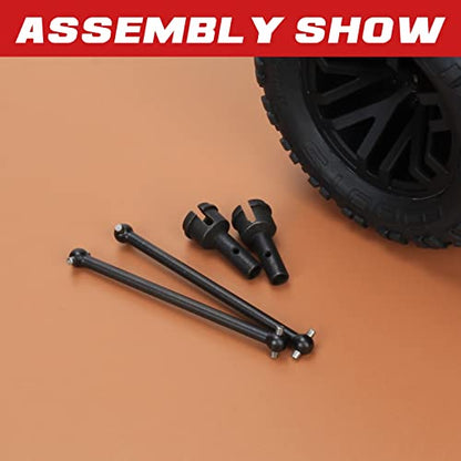 2x Rear Wheel Axle 8X36mm Dogbone 91mm for Arrma 6S BLX Infraction Felony Typhon Upgrade Parts