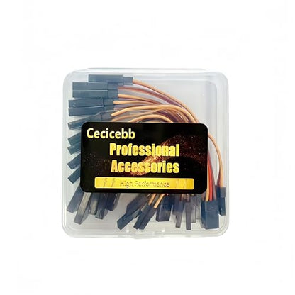 3-Pin Servo Extension Cable,Wire Cord Female to Male Lead Wire Connector JR for RC Car Airplanes Remote Control 15 Pieces