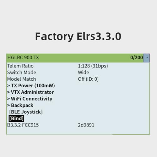 HGLRC ELRS 915MHz Receiver ExpressLRS Nano Long Range with T Type Antenna for FPV Racing Drone
