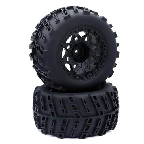 Surpass Hobby 1/10 Scale Monster Truck Tires and Wheel Rim 12mm Hex for HPI HSP Savage XS TM Flux ARRMA 1/10 Gorgon KDM.Racing Successor HNR H9801 Mars 2.8inch, 2pack - color: Renzi, size: 2 Pack