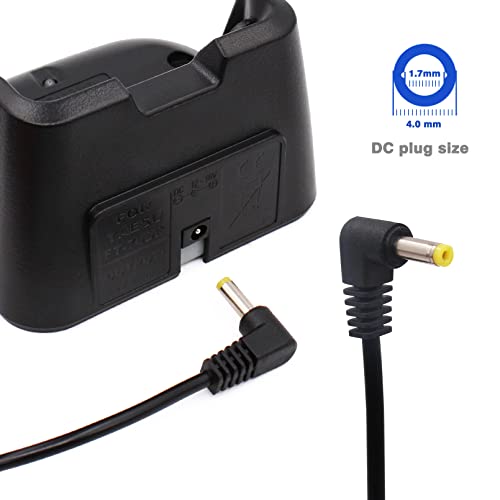PA-48B SAD-24B Charger DC Adapters and Cables Replacement Yaesu/Vertex NC-86B NC-72B NC-88B Compatible for Yaesu Radio FT-60 FT-60R FT-1DR FT-2DR VX-5R VX-6R VX-7R VX-8R & CD-41 CD-47 CD-15A Charger
