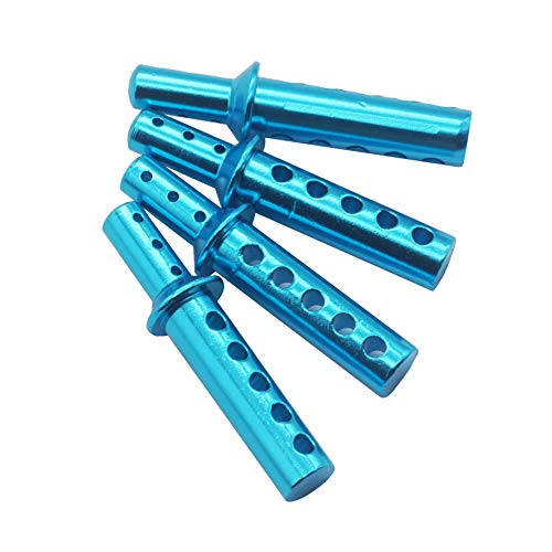 ShareGoo RC Aluminum Body Mount Posts 188037 Compatible with HSP Redcat Volcano S30 Epx/Epx PRO Himoto HPI 1/10 RC Off-Road Car Truck Buggy,Blue