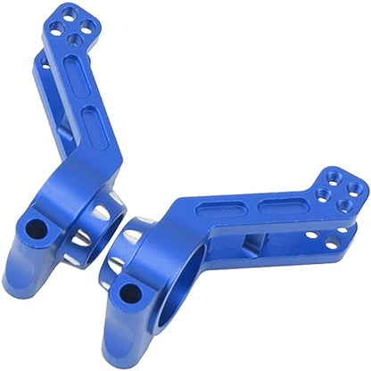 Metal Rear Axle Steering Knuckles, Rear Hub Carrier Rear Axle Cup Mount Upgrades Parts Compatible with Arrma 1/8 Infraction 4X4 MEGA/Vendetta 4X4 3S BLX RC Car (Blue)