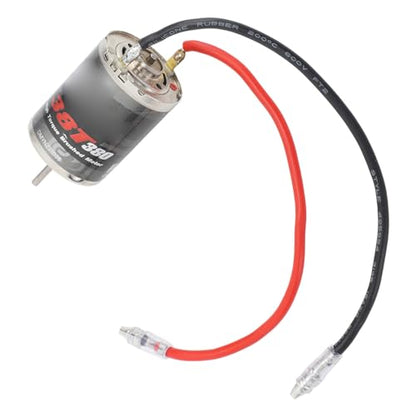 380 RPM Brushed Motor, Low Friction Stainless Steel Motor for High Performance RC , Miniature Robotics, and DIY Projects