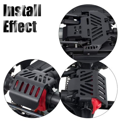 3-piece Metal Chassis Armor Protection Skid Plate for 1/10 RC Crawler Car Traxxas Trx4 Bronco Defender G500 K5 Upgrade Parts