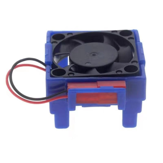 RC Car Motor Cooling Fans VXL-3s ESC Cooling Fan RC Electric Motor Heat Sinks Compatible with Traxxas Slash 4x4 Stampede 4x4 Rustler 4x4 Hoss 4×4 Velineon VXL 3s Heat Sink （Blue